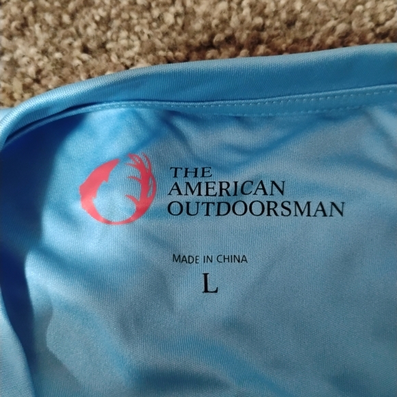 Blue Graphic Tee with Kayak Design - Picture 2 of 3